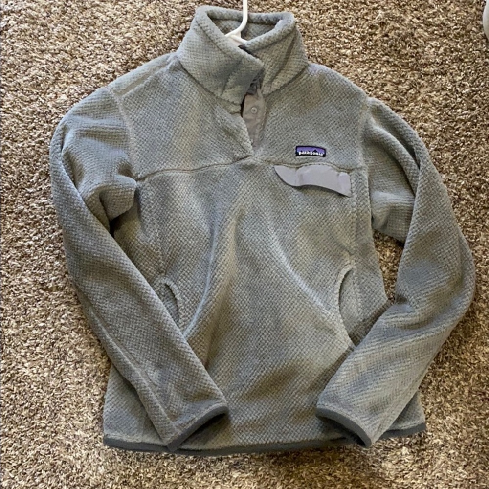 Patagonia snap fleece sweatshirt